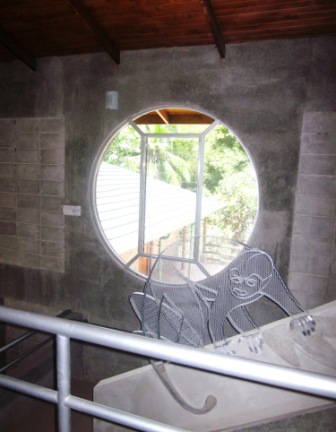 Vista de las escaleras